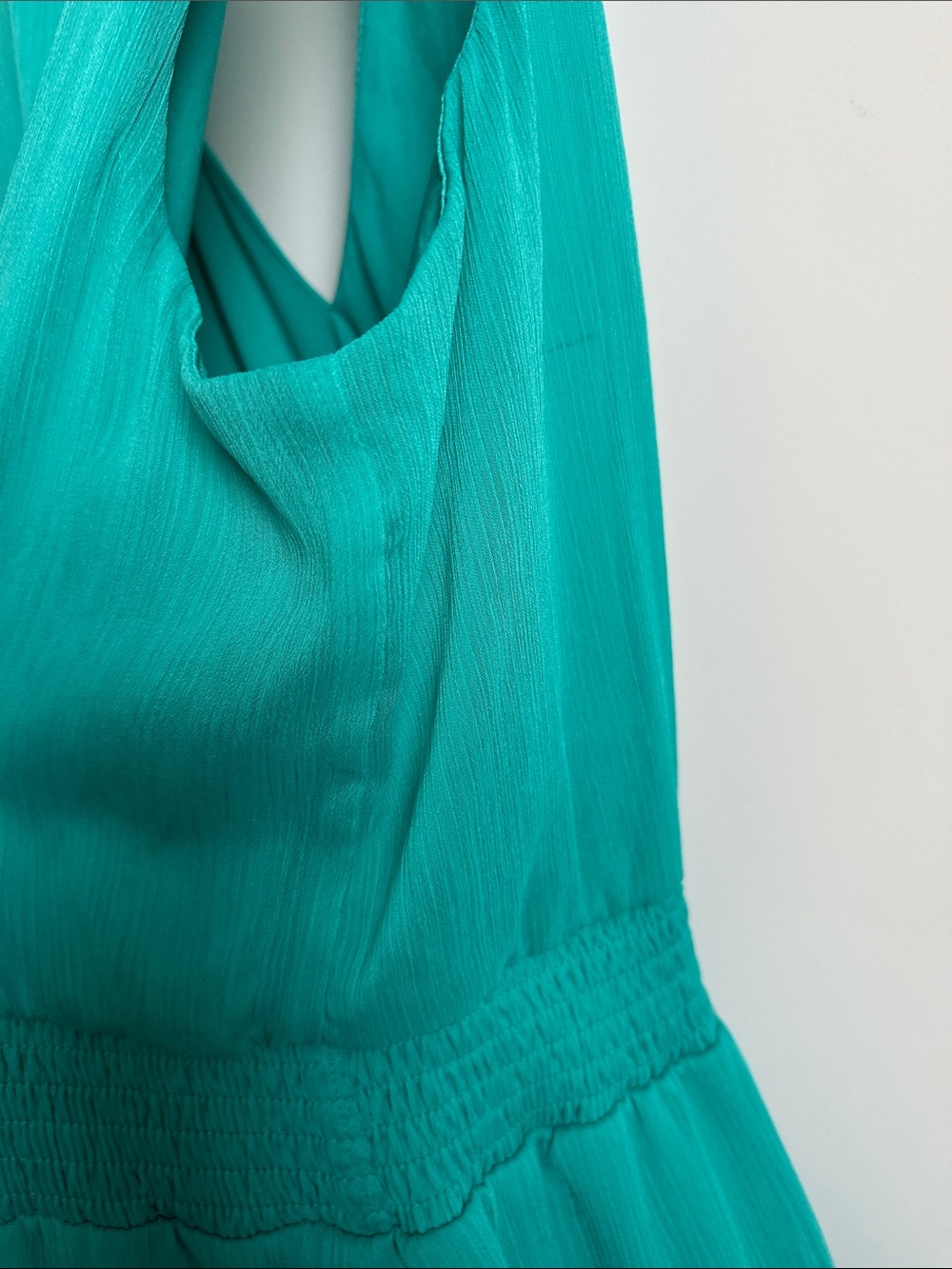 Women's Nine West Smocked Waist Mini Dress - Picture 3 of 5